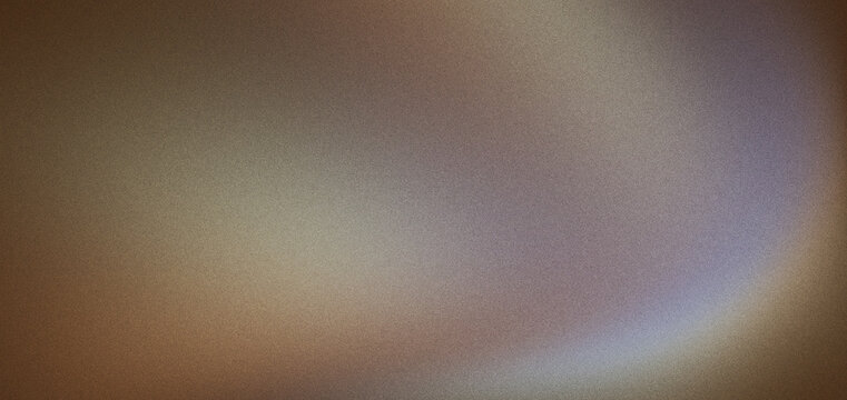 Abstract blur gradient texture brown blue soft grainy color wash with smooth defocused light and muted artistic background