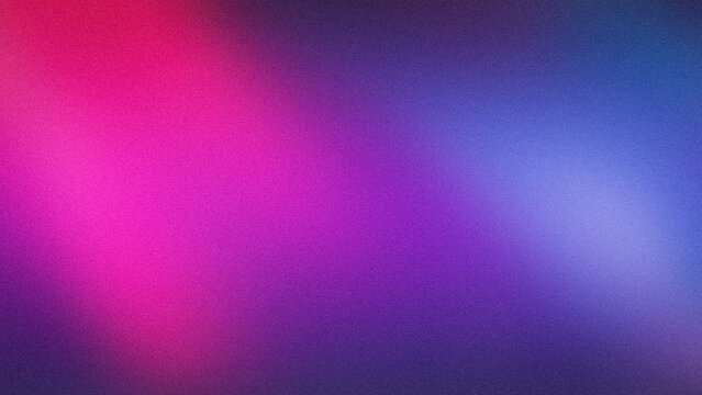 4K grainy abstract background with vibrant pink purple and blue gradient blur tech wallpaper template