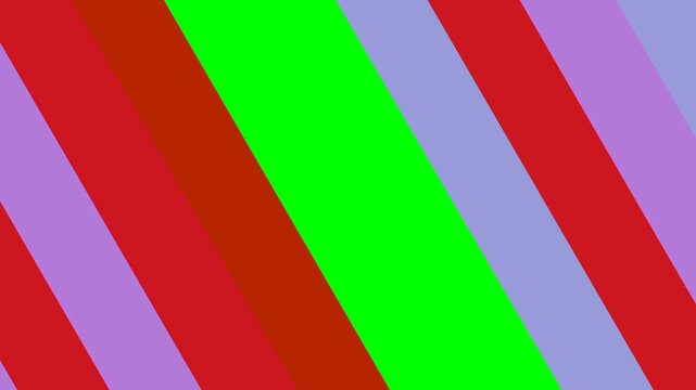 Vibrant abstract pattern featuring repeating diagonal stripes in bold colors