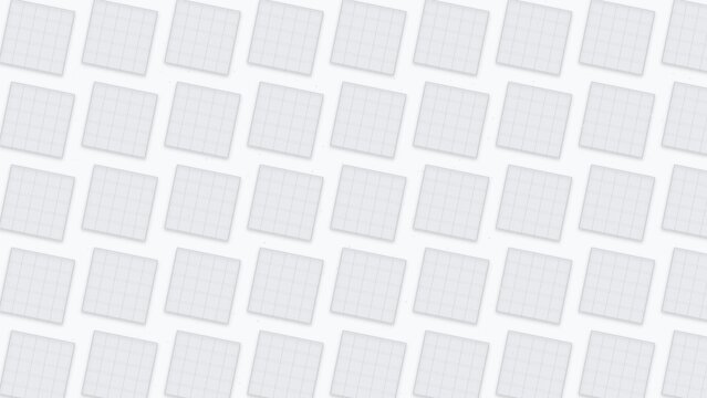 Abstract Top Down Aerial View of Marble Dehydrator Food Tray Racks in Nordic Pastel Tones