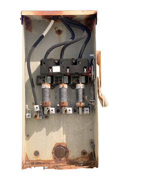 Old fused safety switch box