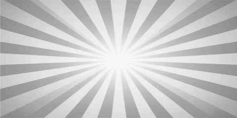 Obraz premium Retro blue radial sunburst vector background with bright light rays, star burst pattern, and vintage grunge paper texture design