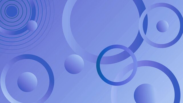 Abstract background with overlapping circles and glowing rings gradient colors, modern geometric pattern with smooth shapes and soft shadows