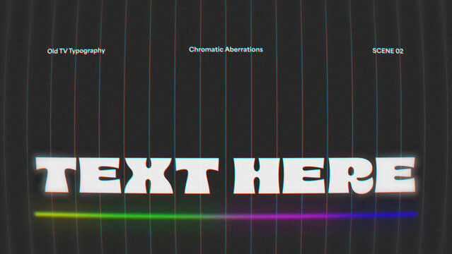 Retro Light Bar Title - Professional glowing light bar title animation with vintage broadcast styling for intros, promos and music videos