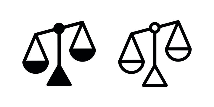Justice Scales Law Court Icon