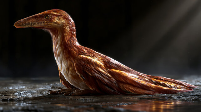 Archaeopteryx dinosaur bird primitive creature with dinosaur archaeopteryx prehistoric