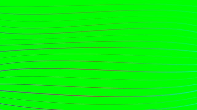 Abstract background with parallel wavy lines on a vibrant green backdrop