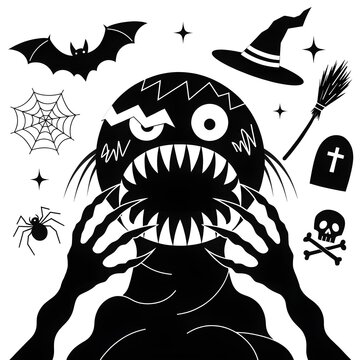 vector illustration of a halloween