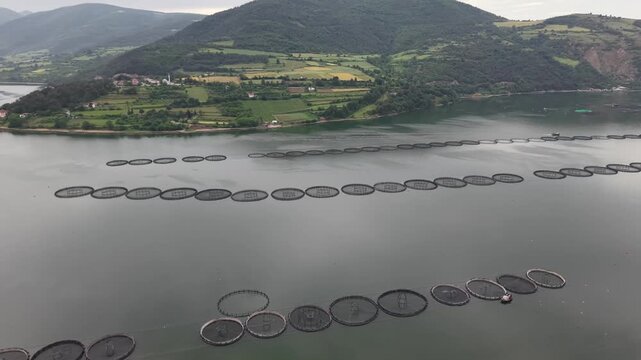Spectacular Drone Shot of Samsun Boğazkaya's Hidden Gem and Lakeside Landscape