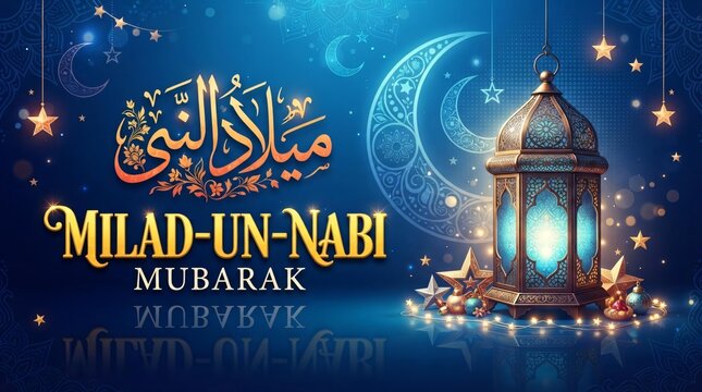 Realistic Milad Un Nabi Mubarak Festival background