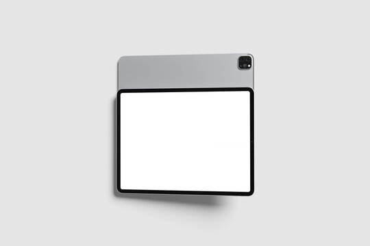 Blank Tablet Mockup - 3D Illustration