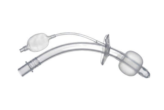 Double cuff tracheostomy tube medical device.