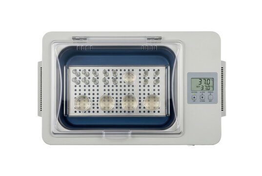 Scientific laboratory incubator for sample temperature control.