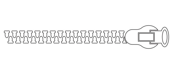 Zipper icon, Zip Icon, Clothing Zipper, Locked Zipper Icon. © Rama