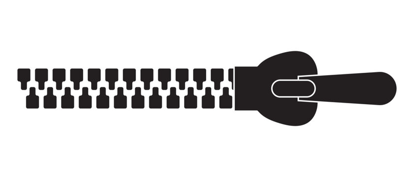 Zipper icon, Zip Icon, Clothing Zipper, Locked Zipper Icon.