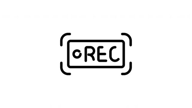 rec animation icon