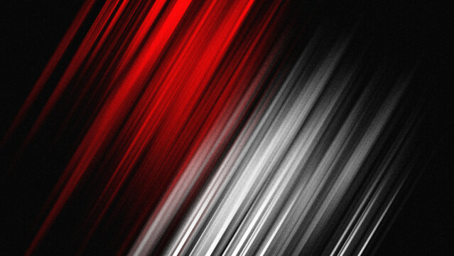 Abstract dynamic red and white diagonal light speed lines background