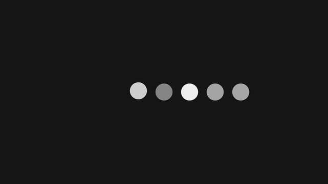  4k video animation of loading white vertical slide up icon animation on black background. Seamless looping. motion graphic animation video