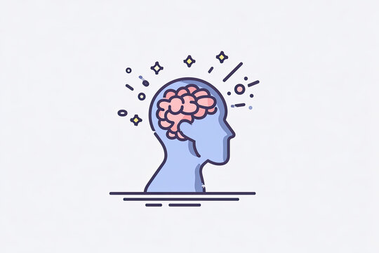 Open mind RGB color icon. Ready for new experience. Freedom and mental state. Psychological help. Simple filled line drawing. Editable stroke. 