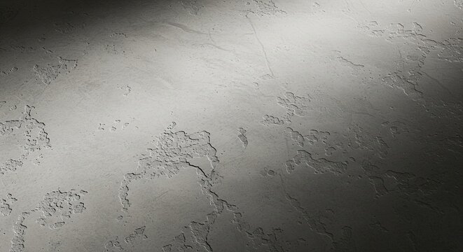 Abstract Gray Stone Wall Texture with Rough Weathered Surface and Dramatic Side Lighting for Interior Design Background