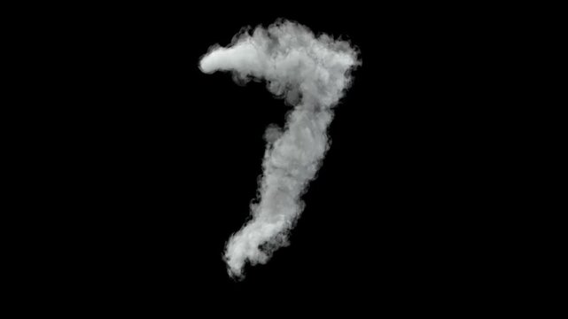 Smoke And Clouds Countdown From 10 To 0 On Black Background
Animated countdown loader from 10 to 0 with elegant cloudy numbers revealing on black background
