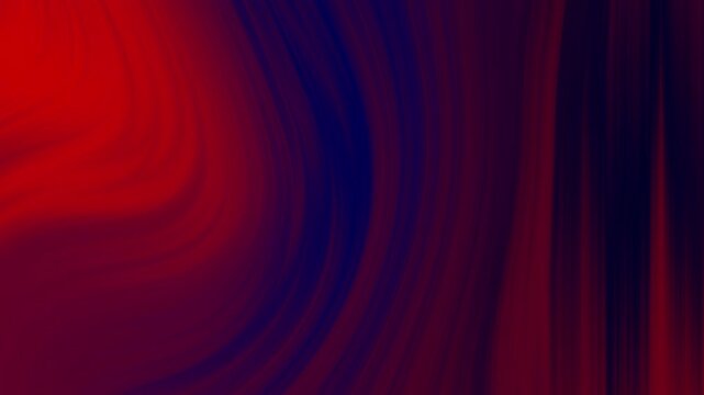 A high-quality motion background featuring smooth flowing waves of deep red and dark blue light in a liquid-like gradient. Ideal for cinematic overlays, technology presentations, and modern digital