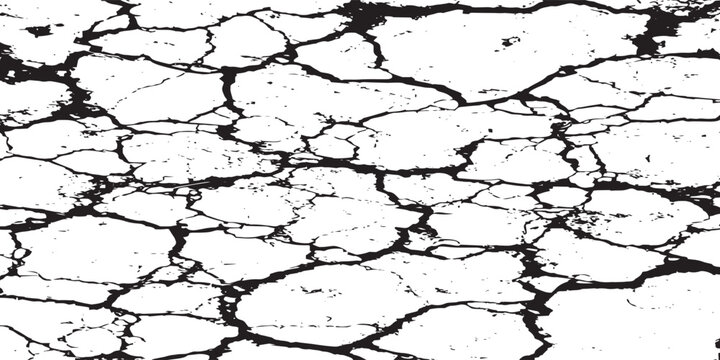 black cracked surface texture irregular patterns organic shapes natural worn effect background