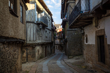 Fototapeta premium Picturesque spots in Mogarraz, Salamanca, Castile and León, Spain