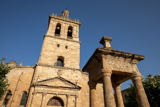 View of the cathedral in Ciudad Rodrigo, Salamanca, Castile and Le&oacute;n, Spain