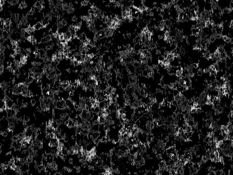 Abstract background featuring a dense chaotic pattern of white letters and alphanumeric characters scattered across a solid deep black textured backdrop surface