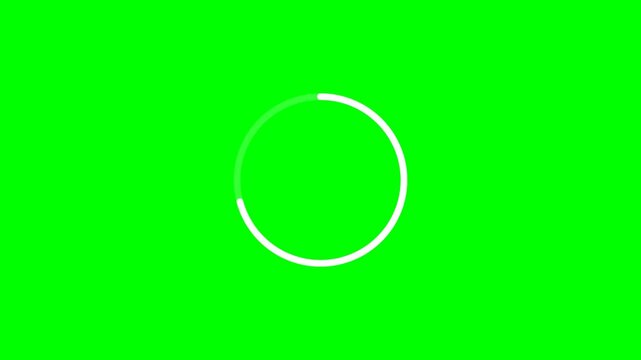 Green Screen Circle Loop Placeholder Video.