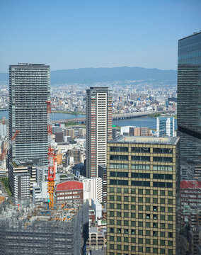 City View of Osaka Umeda district 