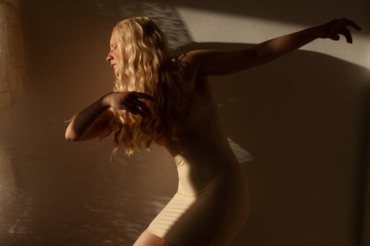 A woman in the sunlight 