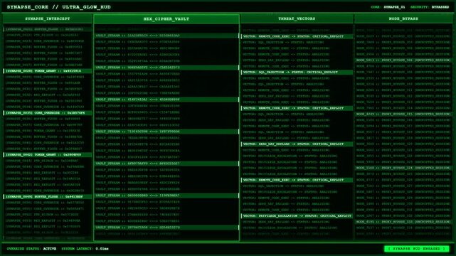 Synapse Core Cyber Threat Vector Hacking Animation.