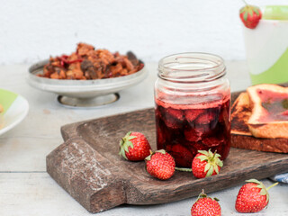 homemade strawberry jam © Tantri