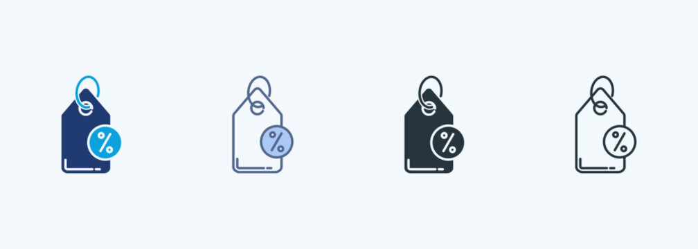 Price Tag Multiple Style Icon Collection