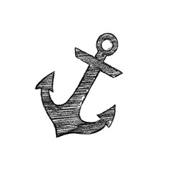 anchor drawing scribbled  © Zulfa