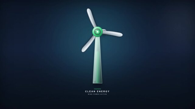 Clean energy wind power active turbine.