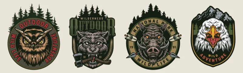 Wildlife patches on display © DGIM studio