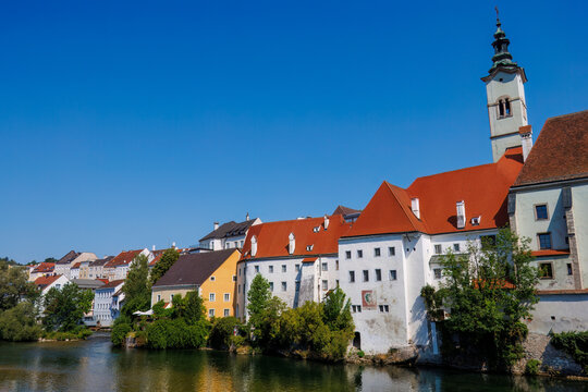 Steyr Cityscape, a Statutory City in the Austrian State of Upper Austria.