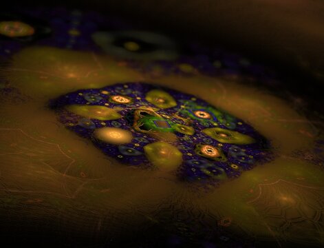 Imaginatory fractal abstract background Image