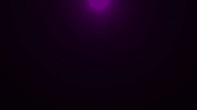 Abstract purple light flare overlay with pulsing glow and soft lens effects for motion background violet