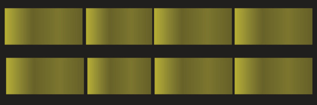 Abstract background with a grid of golden rectangular metallic blocks
