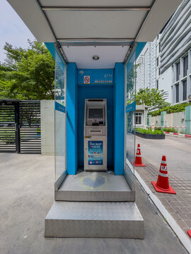 30 July 2026 Bank ATM Machine on Sukhumvit Rd Nana BKK Bangkok Thailand 