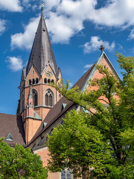 Klosterkirche, Erzabtei Sankt Ottilien, Kloster der Missionsbenediktiner, Eresing, Bayern, Deuschland