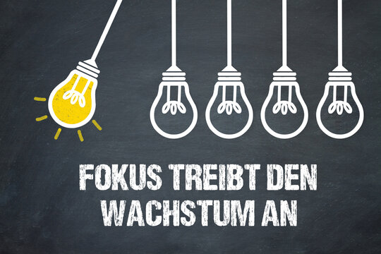 Fokus treibt den Wachstum an	
