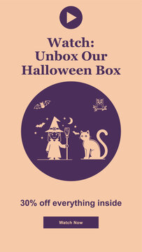 Spooky Halloween Sale Email Template for Online Shopping Promotion