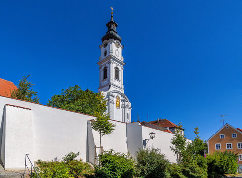 Kirche St. Alto und St. Birgitta, Altom&uuml;nster, Landkreis Dachau, Oberbayern, Bayern Deutschland
