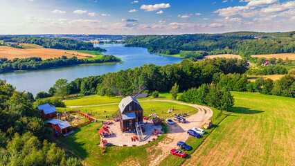Kaszuby, Wiatrak na Górze Sobótka w Ręboszewie © Aleksandra