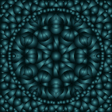 Abstract pattern of gradient shapes. Colorful unusual background creates three-dimensional shapes. Template for interior and creative design